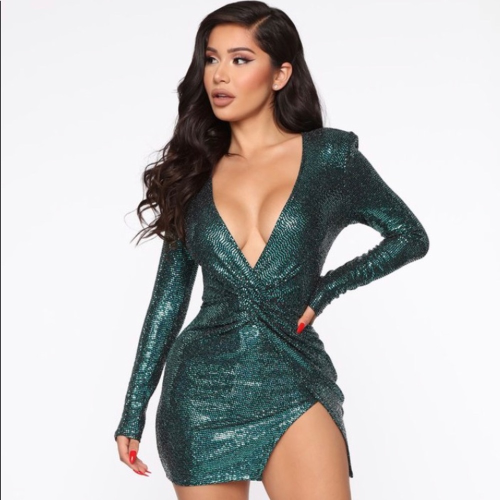 Sequin Mini Dress